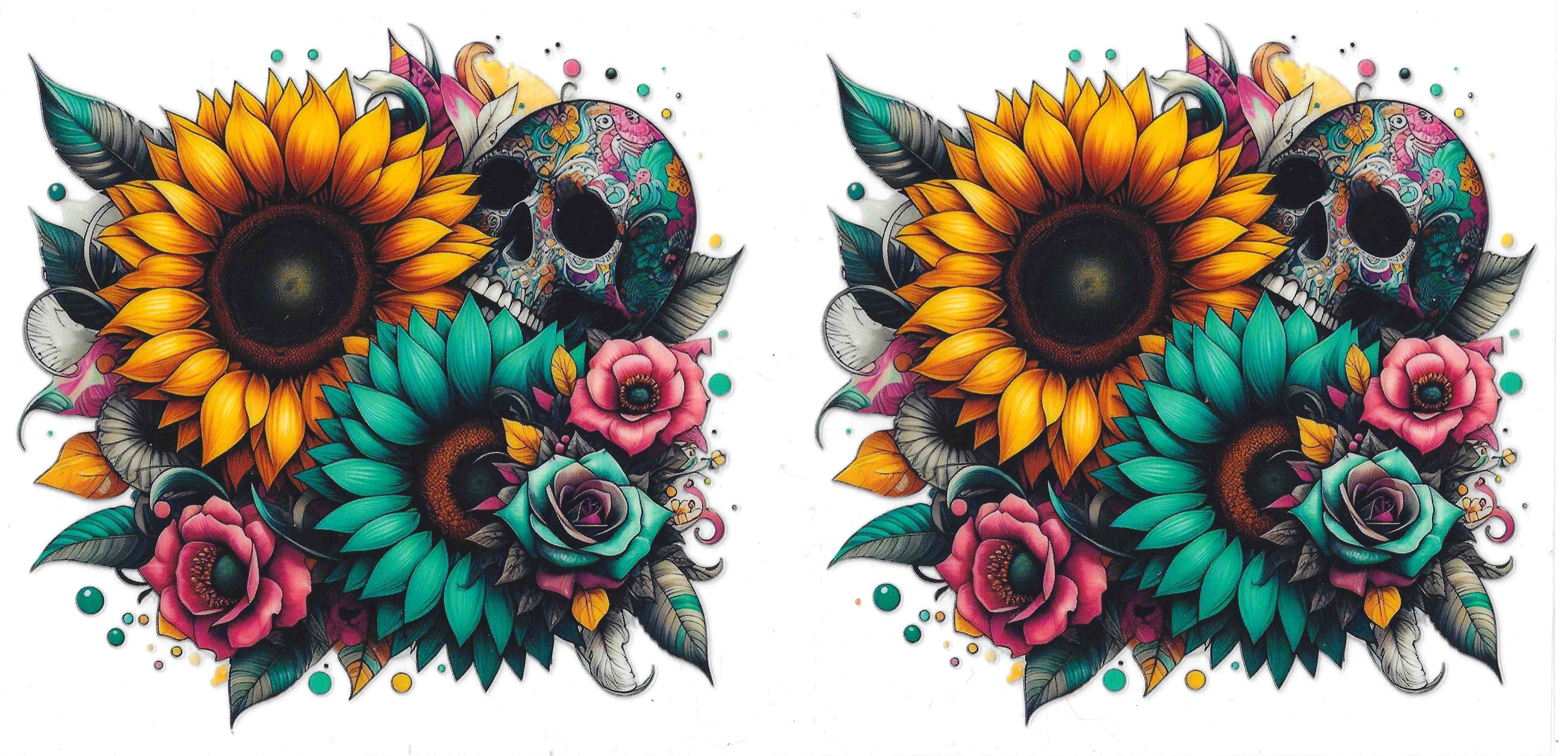 Flowers & Skulls #17