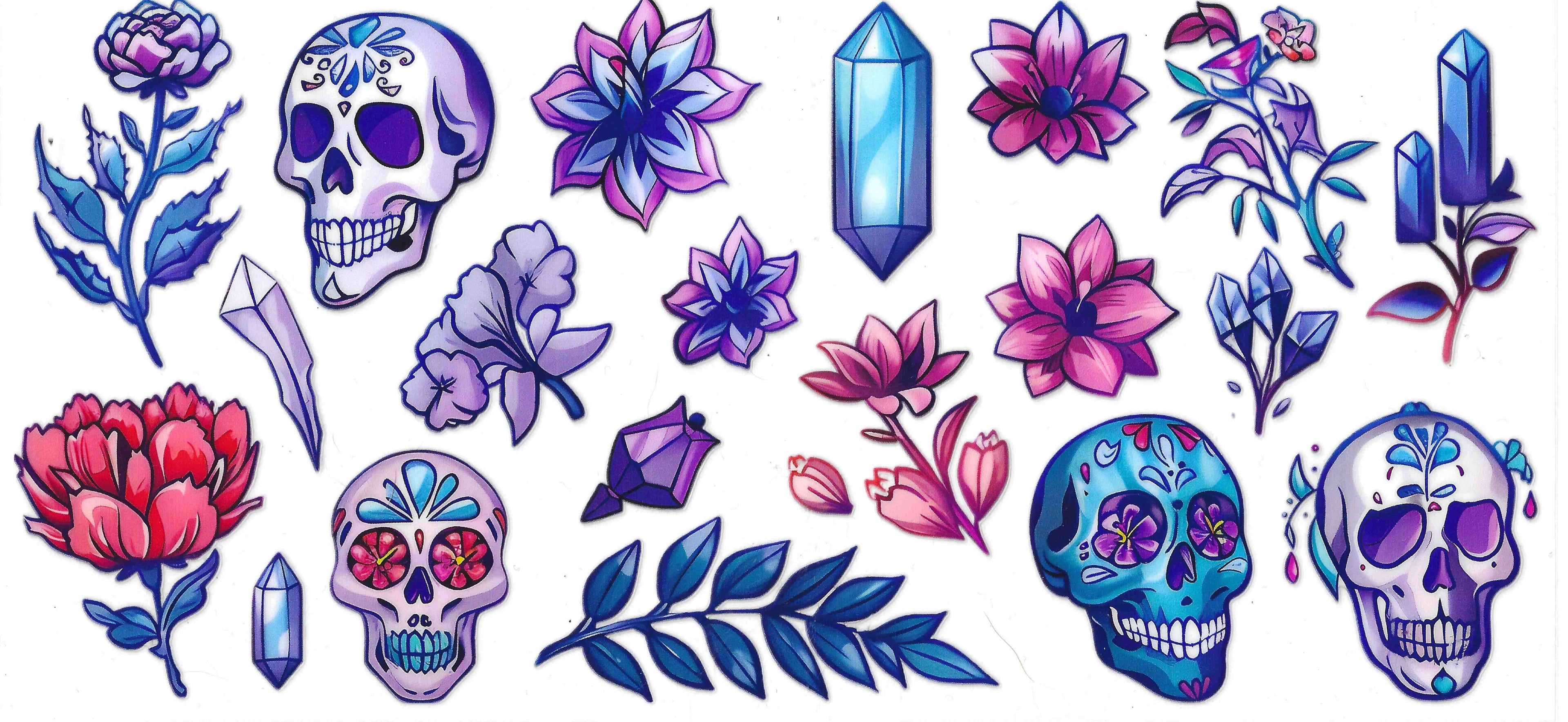 Flowers & Skulls #19