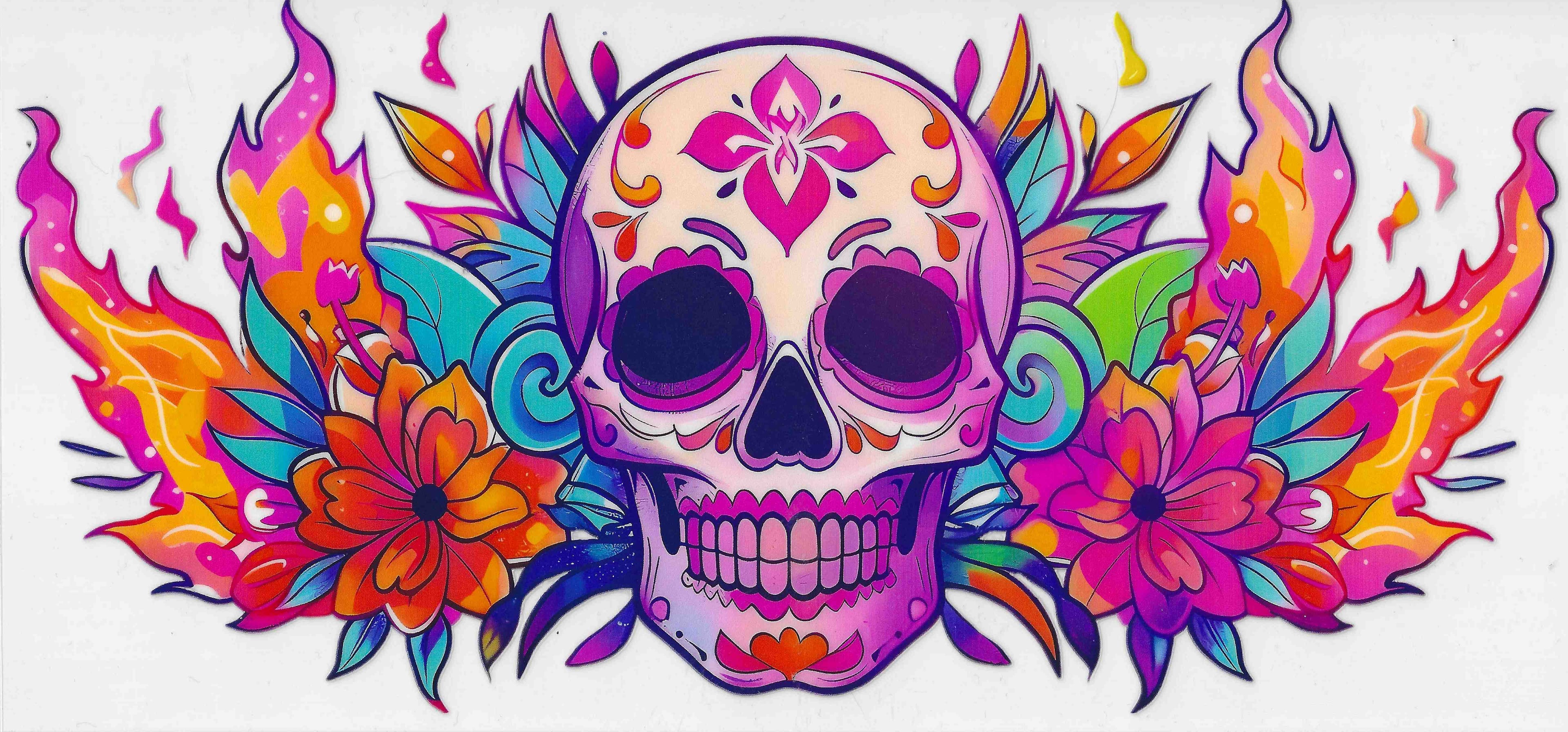 Flowers & Skulls #1