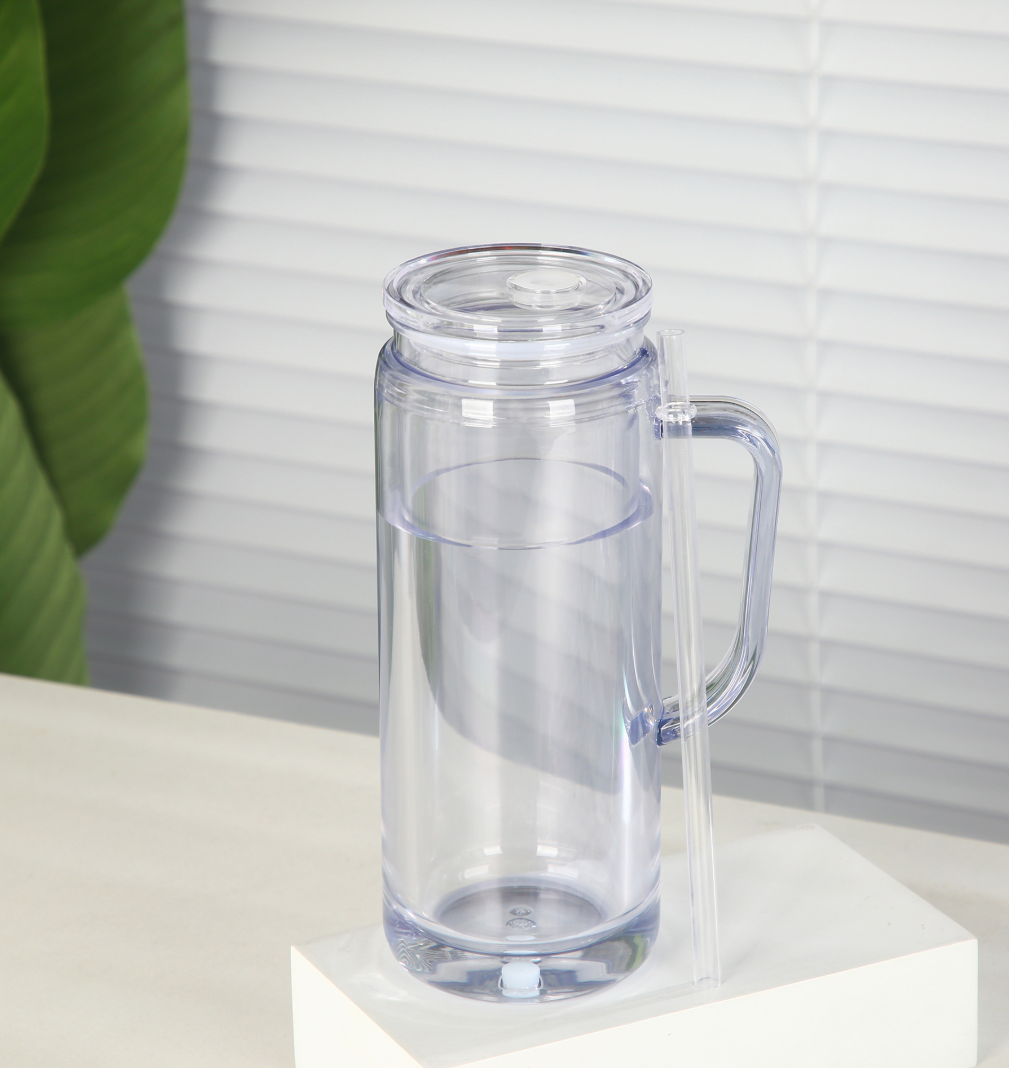 Custom - 20oz Acrylic Snowglobe with Handle