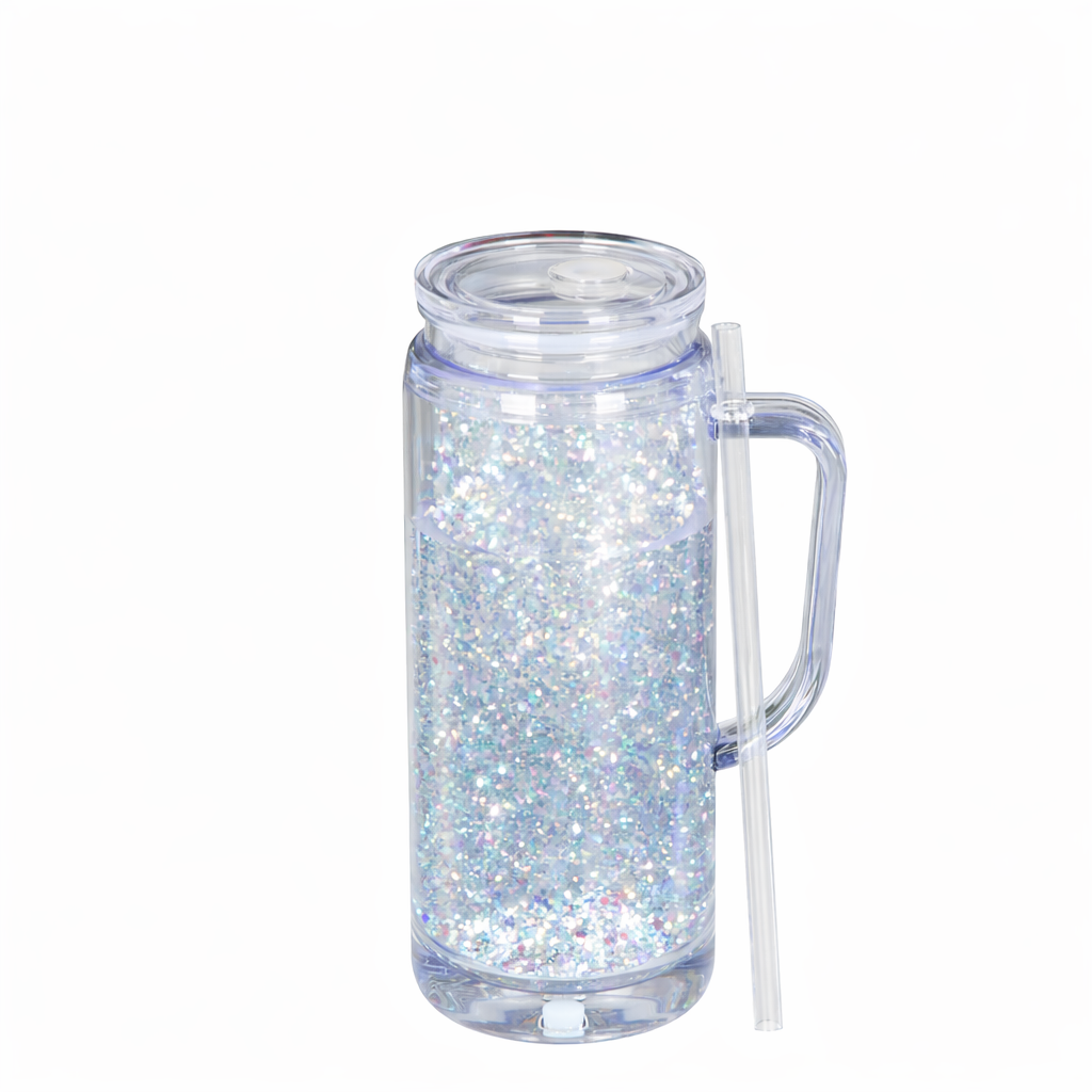 Custom - 20oz Acrylic Snowglobe with Handle