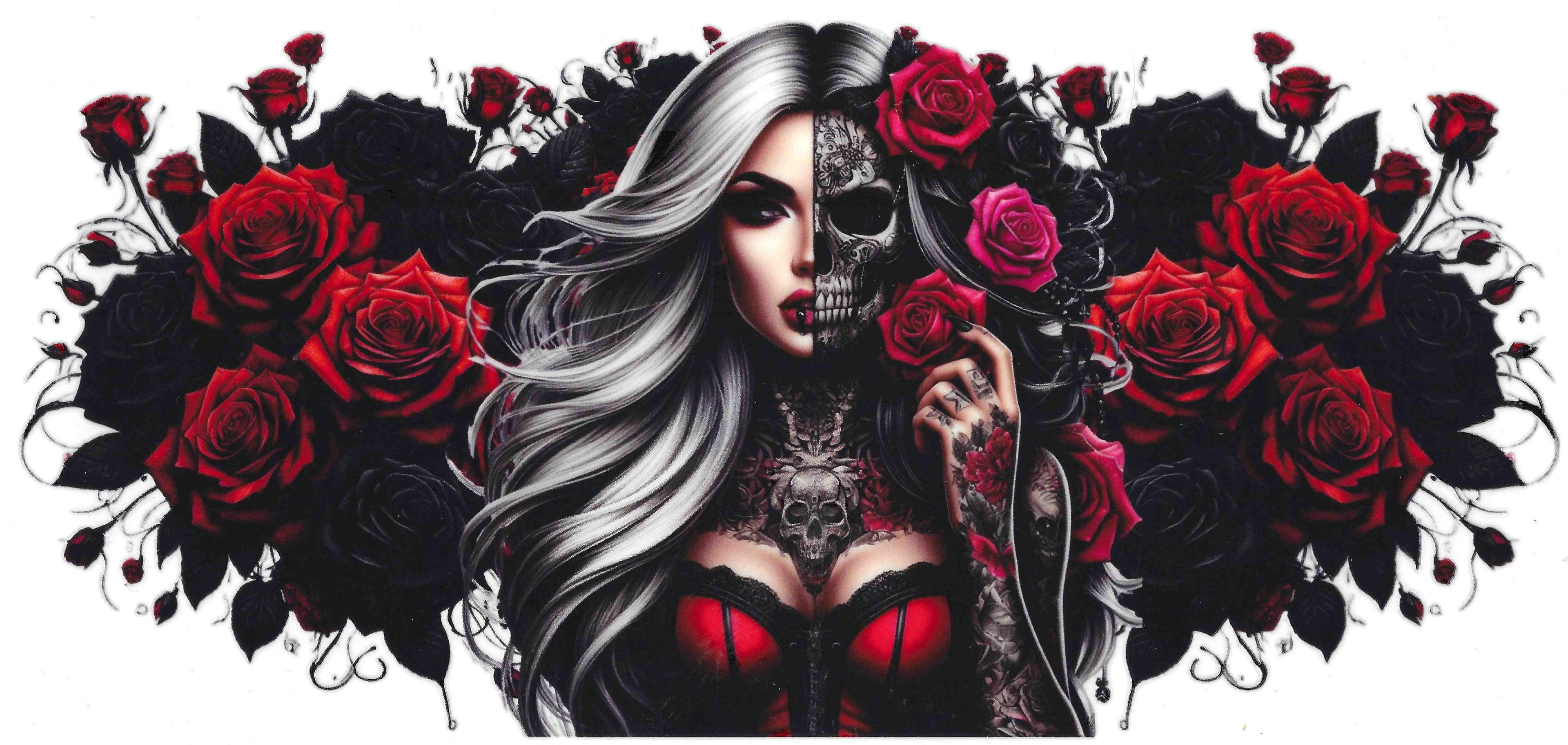 Flowers & Skulls #21