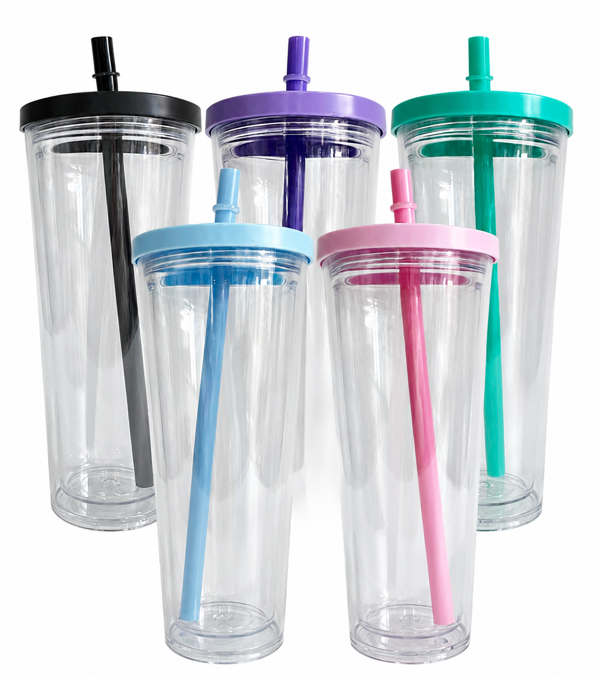 Custom - 24oz BOBA Acrylic Stadium SnowGlobe Tumbler
