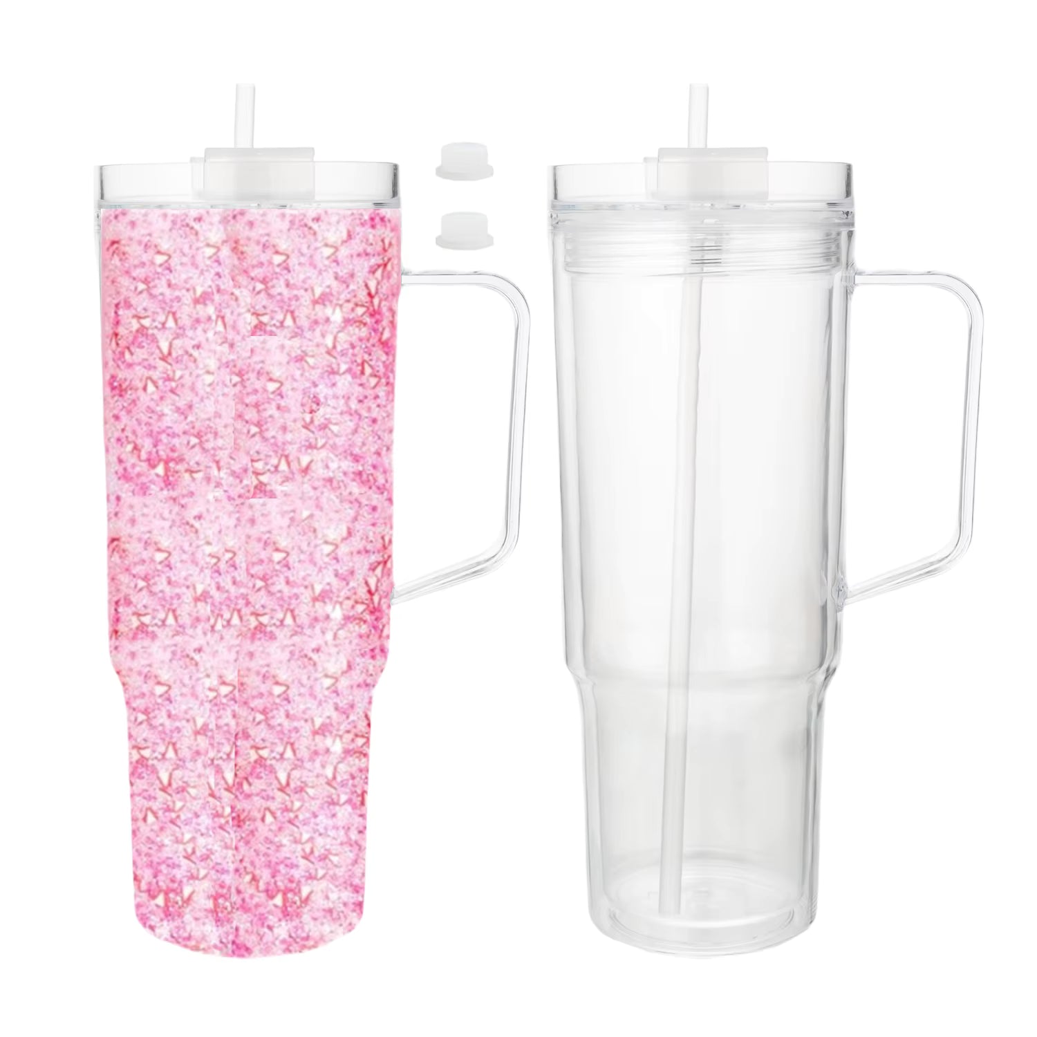 Custom - 40oz Acrylic Snow Globe Stanley Dupe