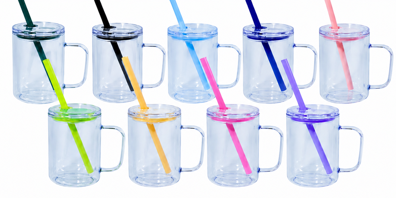Custom - 17oz Acrylic MUG SnowGlobe