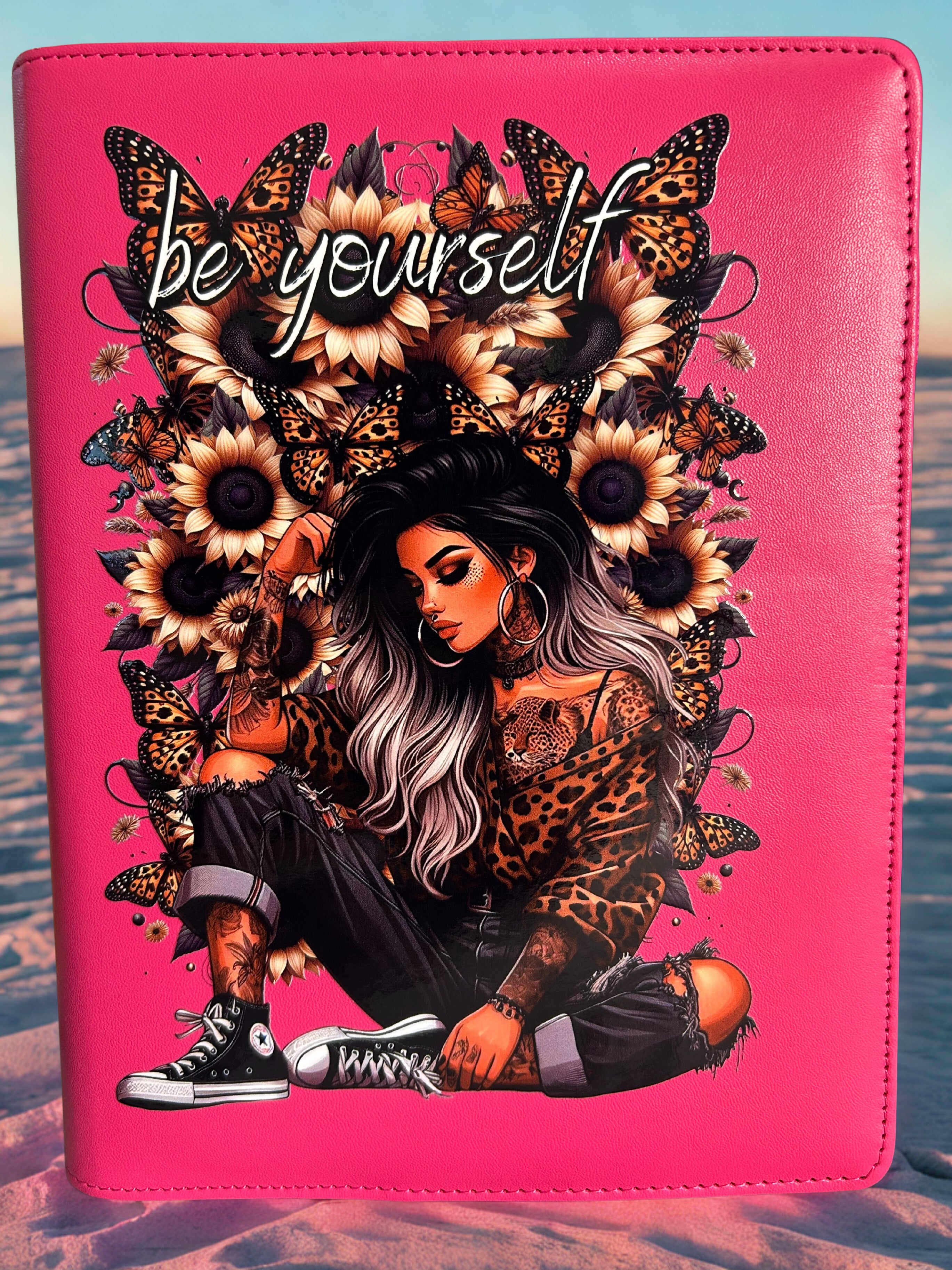 A5 Budget Binder - Rose Red/Deep Pink